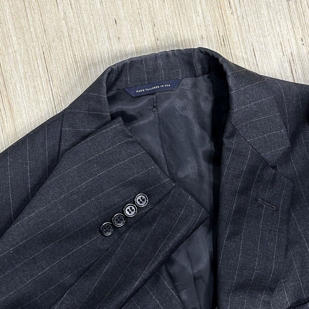 Loro Piana Brooks Brothers Mens Blazer Black Wool 40 R Sport Coat Golden Fleece